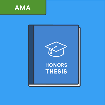 AMA honorsthesis citation