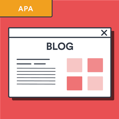 APA blog post citation