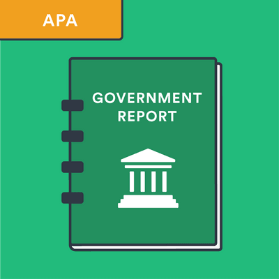 APA government report citation