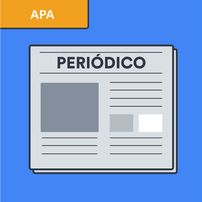 Cita de un artículo de periódico  en formato APA