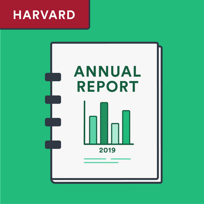 Harvard annual report citation