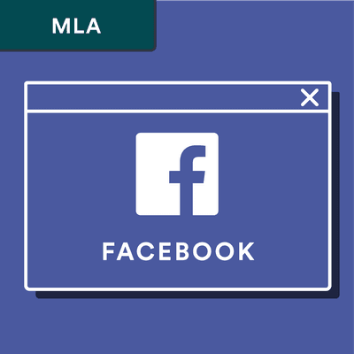 MLA Facebook post citation