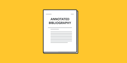 What is an annotated bibliography